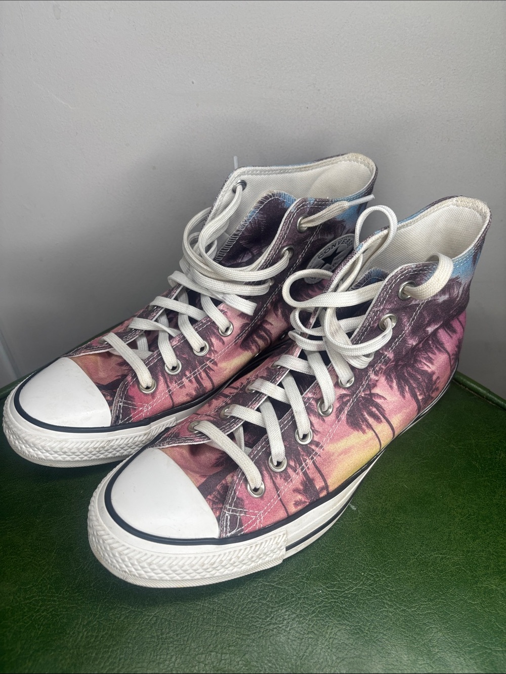 Converse Chuck Taylor All Star High Sunset Palms Size Mens 8 Womens 10 - Picture 2 of 6